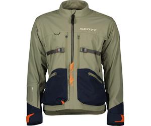 Scott Superlight Giacca tessile moto, verde-blu, taglia 3XL per maschi