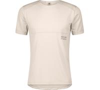 Scott - T-shirt da running leggero e traspirante - Endurance Tech SS Tee M Cotton White per Uomo in Poliestere Riciclato - Taglia S - Bianco