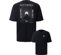 Scott - T-shirt in cotone biologico - Graphic SS Tee M Black per Uomo in Cotone - Taglia M - Nero