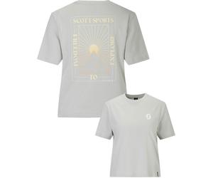Scott - T-shirt in cotone biologico - Graphic SS Tee W Spray Grey per Donne in Cotone - Taglia S - Grigio