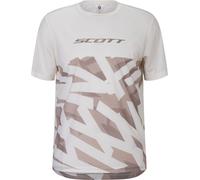 Scott - T-shirt leggero e stretch per MTB - Vertic LT SS Tee M Cotton White per Uomo in Poliestere Riciclato - Taglia L - Bianco