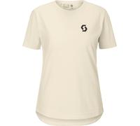 Scott - T-shirt MTB in cotone biologico stretch e leggero - Vertic DRI SS Tee W Cotton White per Donne in Cotone - Taglia S - Bianco