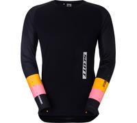 Scott - T-shirt tecnico da MTB, leggero e stretch, con maniche lunghe - Tuned LS Tee M Black per Uomo in Poliestere Riciclato - Taglia L - Nero