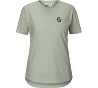 Scott - T-shirt tecnico MTB in cotone biologico e poliestere riciclato - Vertic DRI SS Tee W Spray Grey per Donne in Cotone - Taglia M - Grigio