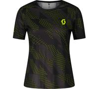 Scott - T-shirt traspiranti da donna per il trail running - RC Run SS Tee W Black/Yellow per Donne - Taglia M - Nero