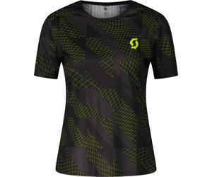 Scott - T-shirt traspiranti da donna per il trail running - RC Run SS Tee W Black/Yellow per Donne - Taglia M - Nero