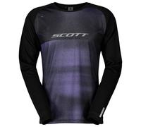 Maglia a maniche lunghe scott tuned uomo nero purple