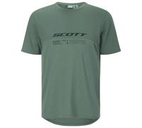 Scott - Maglietta MTB in cotone biologico e poliestere riciclato, traspirante e leggera - Vertic DRI SS Tee M Tranquil Green per Uomo in Cotone - Taglia XL - Verde