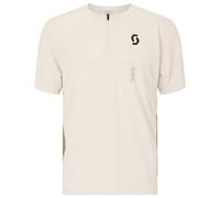 Scott - Tee Vertic Zip S/S - Maglietta da ciclismo M bianco
