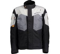 Scott Terrain Dryo, giacca tessile impermeabile 3XL male Nero/Grigio Chiaro/Grigio
