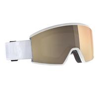 Scott Ambit Ls Photochromic Ski Goggles Bianco Amplifier Light Sensitive Bronze Chrome/CAT1-3 Uomo,Donna