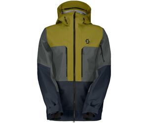 Scott Uomo Giacca da sci VERTIC Ripstop 3L verde prato-grigio ombra 24/25 - L