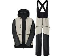 Scott Vertic GTX 3L, set giacca e pantaloni shell, uomo, nero/grigio-bianco