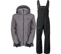 Scott Vertic Ripstop 3L, set giacca e pantaloni shell, donna, grigio/nero