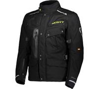 Scott Voyager Dryo Giacca tessile da motocicletta impermeabile, nero, Taglia 4XL