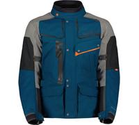 Scott Voyager Dryo, giacca tessile impermeabile XS male Blu Scuro/Grigio