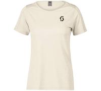 Scott - T-shirt running traspirante da donna - Shirt W's Endurance Lt SS Cotton White per Donne in Poliestere Riciclato - Taglia L - Bianco