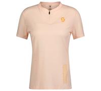 Scott - Women's Tee Trail Vertic Zip S/S - Maglietta da ciclismo M beige