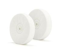 SCOTTCHEN Rotella per lucidatura, 6" x 1/2", Arbor Soft Flannel, 30 plys per macinino - 2 confezioni