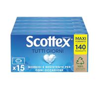 Scottex Box Tutti Giorni Fazzoletti di carta, 2.100 Pz, 15 Box da 140 Pz