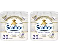 Scottex Carta Igienica Pura e Delicata Morbida e Assorbente 5 Veli PH Neutro