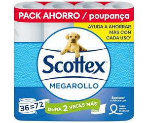 Scottex Megarollo - Carta igienica - 36 rotoli