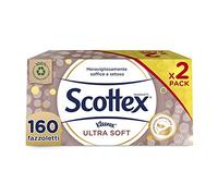 Scottex Ultra Soft Box Fazzoletti, 2 Box da 80 Fazzoletti