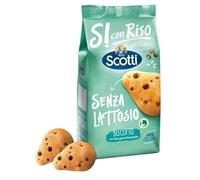 Scotti Biscotti Frollino con Riso e Gocce di Cioccolato Senza Lattosio (Lactose Free) 350gr