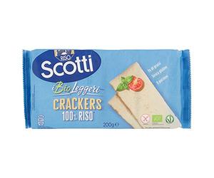 Scotti Crackers Di Riso, biologici, senza glutine - 6 confezioni da 8 pezzi da 25 g [48 pezzi, 1200 g]