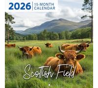 Scottish Field 2026 Calendar: Rolling hills, peaceful flocks, and countryside calm through the year
