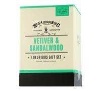 Scottish Fine Soaps Men's Grooming Vetiver & Sandalo 75ml+75ml+40g+75ml