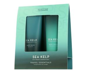 Scottish Fine Soaps Sea Kelp Travel Essentials Set con lavaggio corpo 75 ml +...