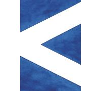 Scottish Flag Notebook: Scottish Flag Journal - St. Andrew's, Saltire Notebook, Watercolour Scotland Diary, Wide Ruled 6x9 Writing Book, Gift for Scottish Pride and Heritage