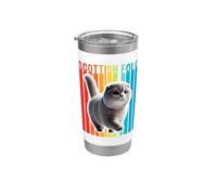 Scottish Fold Cat Colorato Bicchiere termico in acciaio inox doppia parete