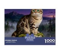 Scottish FoldPuzzle 1000 Pezzi Per Gli AdultiCute Cats Giochi Stimolazione Cognitiva 38x26cm/1000pcs Tutta La Famiglia.