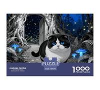 Scottish FoldPuzzle 1000 Pezzi Regalo Per Adulti E Bambini Cute Cats Puzzle Sfidanti 70x50cm/1000pcs Tutta La Famiglia.