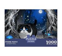 Scottish FoldPuzzle Per Adulti E Adolescenti Cute Cats Giochi Stimolazione Cognitiva 38x26cm/1000pcs Tutta La Famiglia.