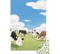 Scottish Highland Cattle Puzzle 1000 Pezzi Premium, Mappa Concettuale Tattile, Esperienza Unificante, Regalo Iconico 1000pcs (75x50cm)