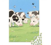 Scottish Highland Cattle Puzzle Da 1000 Pezzi, Geometria Dinamica, Attività Catartica, Opera Da Esporre 1000pcs (75x50cm)