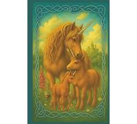 Scottish Highland Unicorn Journal - 6″ × 9″ Enchanted Celtic Ponies Edition (120 Lined Pages): Norse Unicorn Horse and Foal Writing Notebook for ... Mystical Diary, Fantasy & Cryptid Fans!