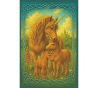 Scottish Highland Unicorn Journal - 6″ × 9″ Enchanted Celtic Ponies Edition (150 Lined Pages): Norse Unicorn Horse and Foal Writing Notebook for ... Mystical Diary, Fantasy & Cryptid Fans!