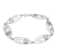 Scottish Jewellery Shop Charles Rennie Mackintosh - Braccialetto in argento sterling con confezione regalo
