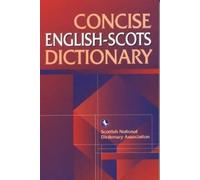 Scottish Language Scottish Language Dicti Concise English-Scots Dic (Tascabile)