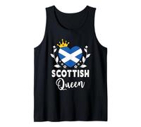 Scottish Queen Scotland Flag Proud Scottish Woman Canotta