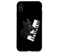Scottish Terrier che suona il pianoforte pianista amante dei cani Custodia per iPhone XS Max