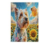 Scottish Terrier Puzzle 300 Pezzi Sfida Impossibile Adulti Cute Pet Animals Rompicapo Difficile Per Amanti Del Puzzle Intelligenza E Pazienza Regalo Per Lui 300 PCS
