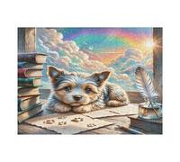 Scottish Terrier Puzzle 500 Pezzi Colorato Rompicapo Cute Pet Animals Sfida Impossibile Per Amanti Del Puzzle Adulti Rilassamento Pressione Ridotta Idea Regalo Per Lui 500 PCS