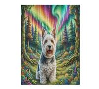 Scottish Terrier Puzzle 500 Pezzi Gioco Creativo Per Ragazzi Cute Pet Animals Intelligenza Educativa Rompicapo Idea Regalo Per Figlio A Natale E Compleanno 500 PCS