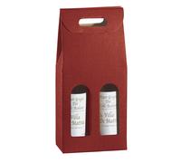 SCOTTON - 36108C - Scatola - 2 bottiglie - 18 x 9 x 38,5 cm - cartone seta - bordeaux - Scotton - 99302 - Conf. da 5 Pz. - 36108C