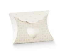 Scotton Busta con Finestra Cuore 80 x 85 x 30 Mm Bloom Tortora 10 Pz